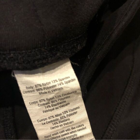 ALO Yoga Moto Legging Size XS Black Full Length Mesh Gym Athletic - Picture 8 of 8